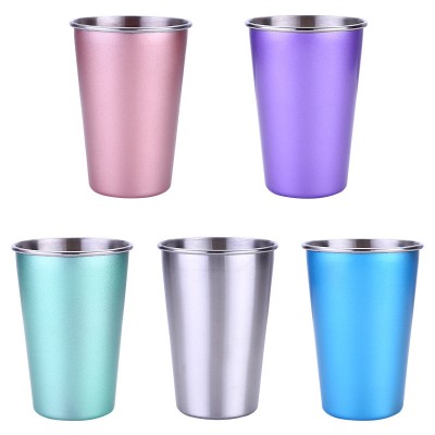 Hot Sale Eco-Friendly Metal Stainless Steel 304 Tumbler Drinking Cooler Mug Beer Cup